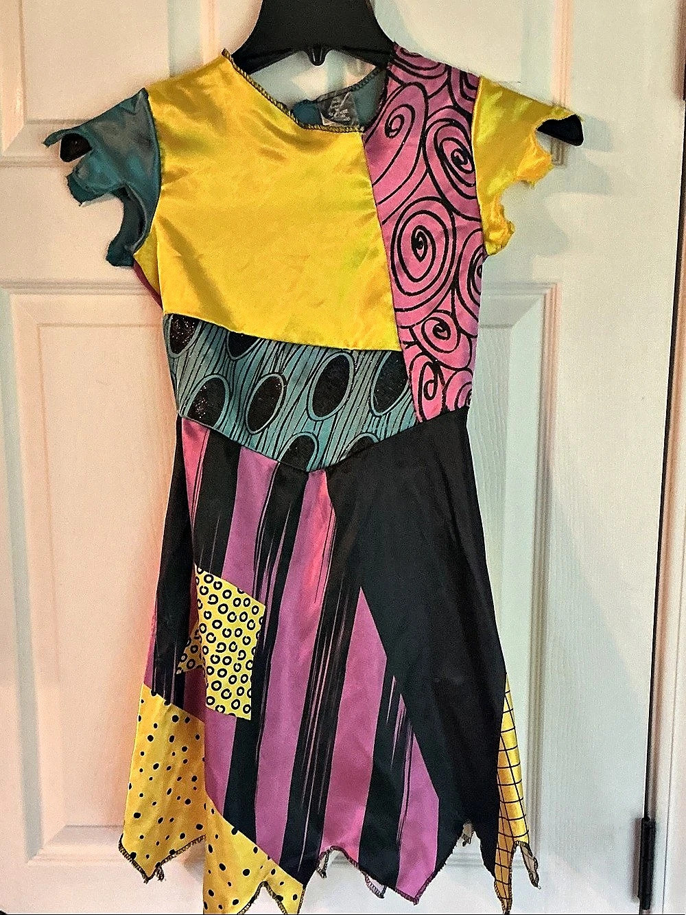 Disney The Nightmare Before Christmas Sally Costume Black & Pink